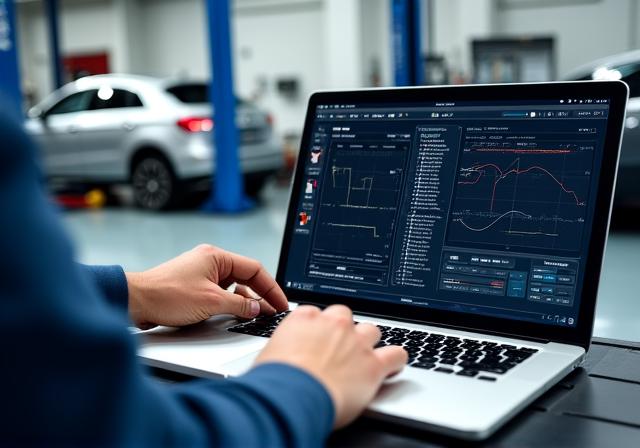 Engine tuning en ECU remapping werkplek